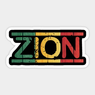 Zion Rastafarian, Lion, Jamaica Sticker